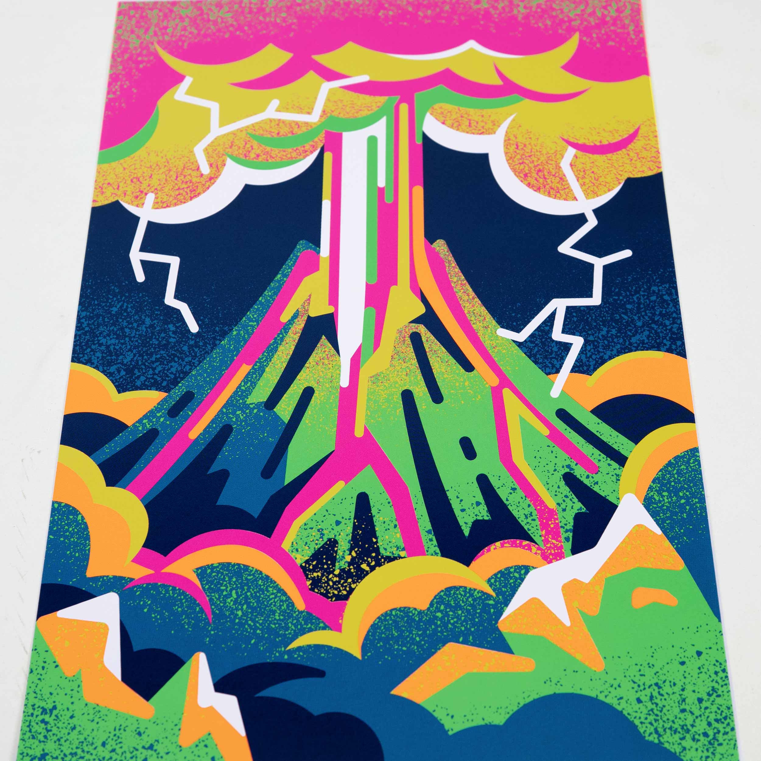 Active Volcano: Framed Art Print - Image 4
