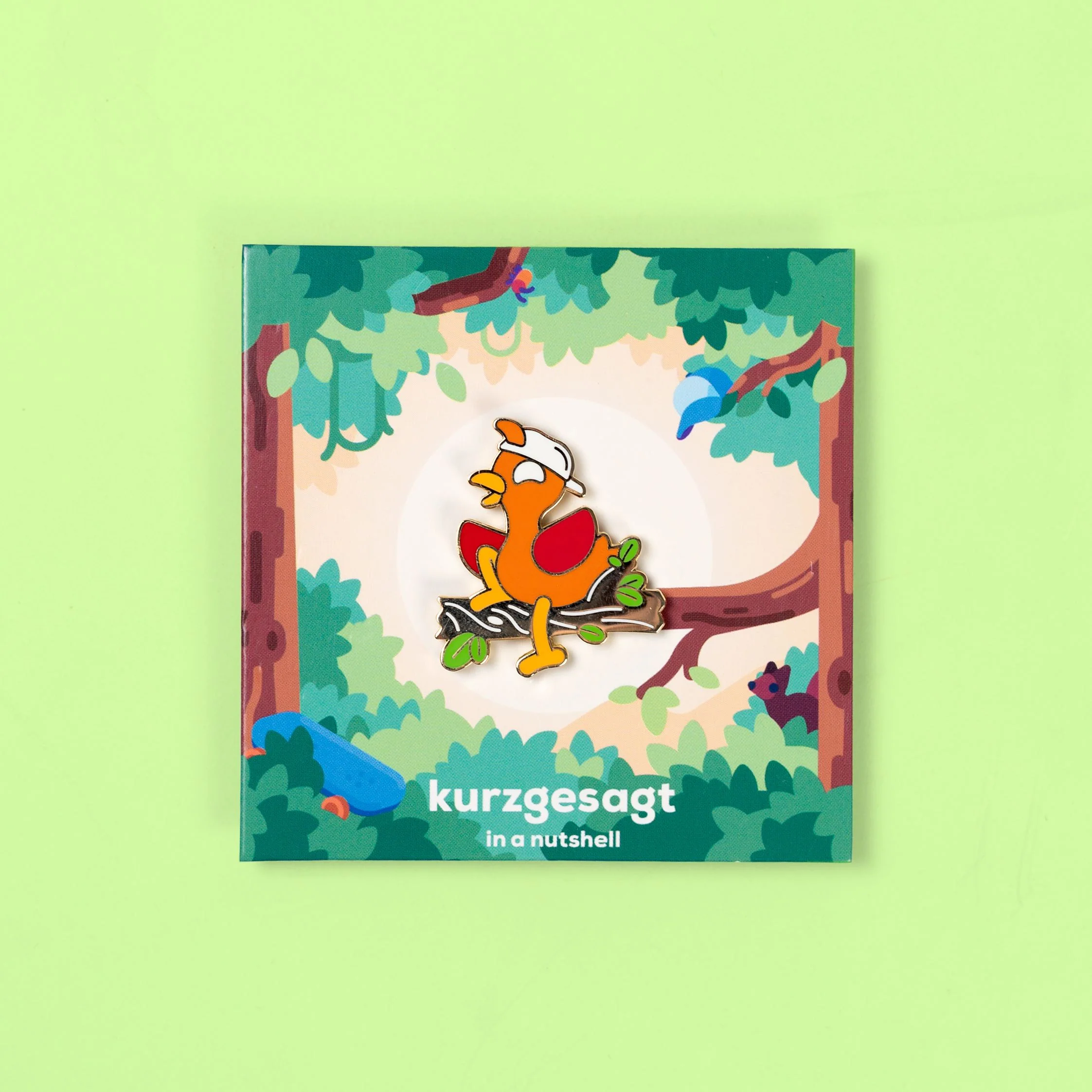 Chill Birb Enamel Pin - Image 2