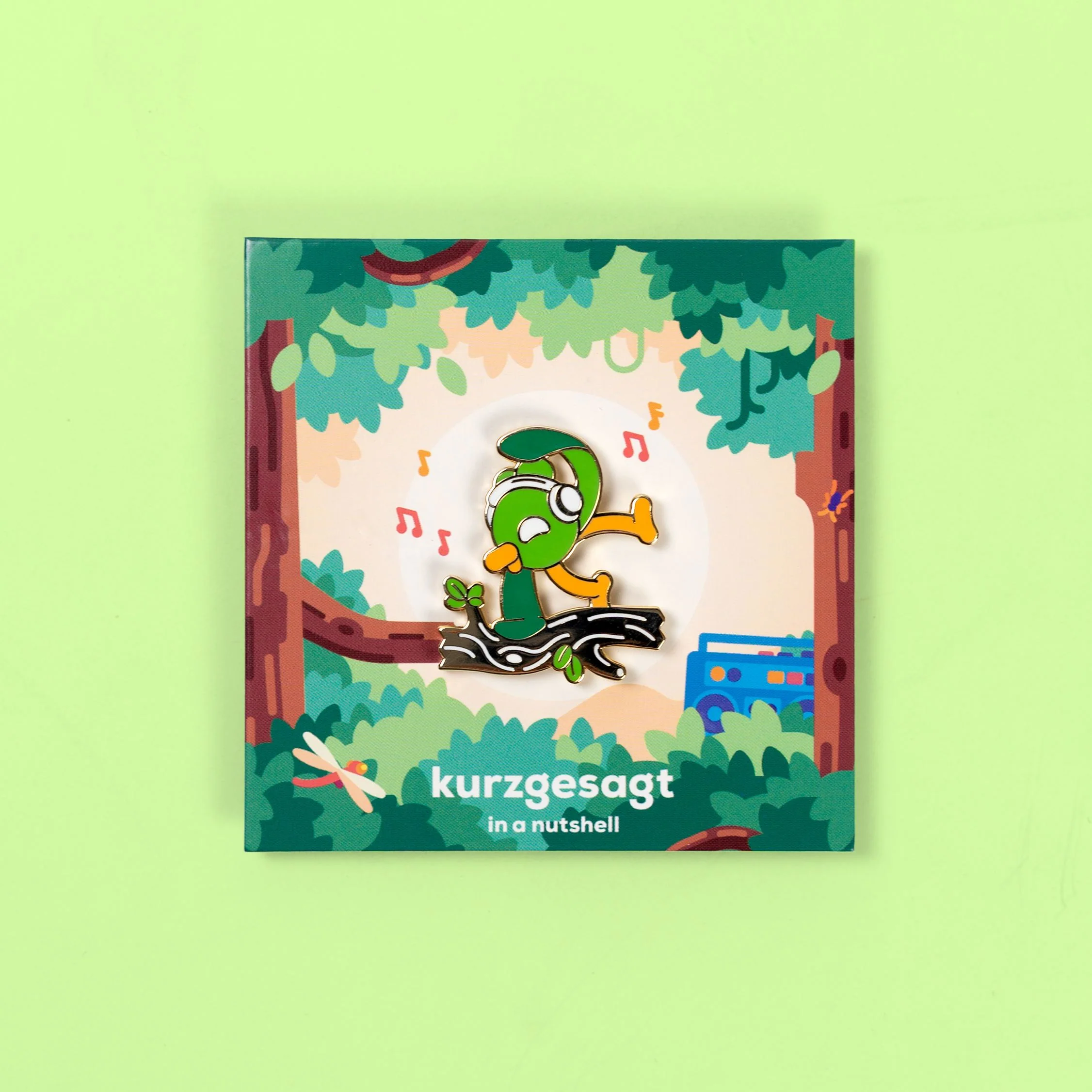 Creative Birb Enamel Pin - Image 2