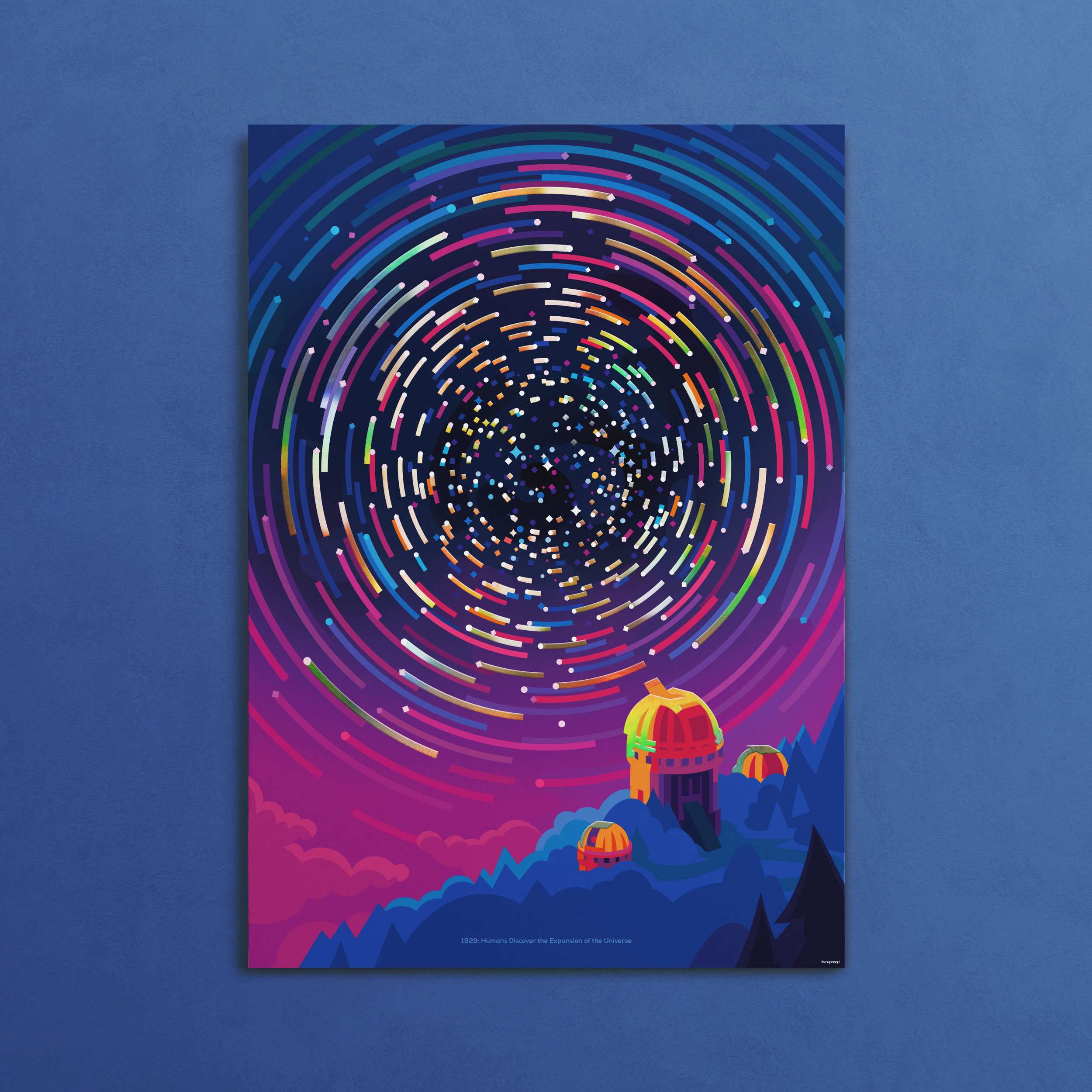 Cosmic Milestones: Universe Observation Poster - Image 3