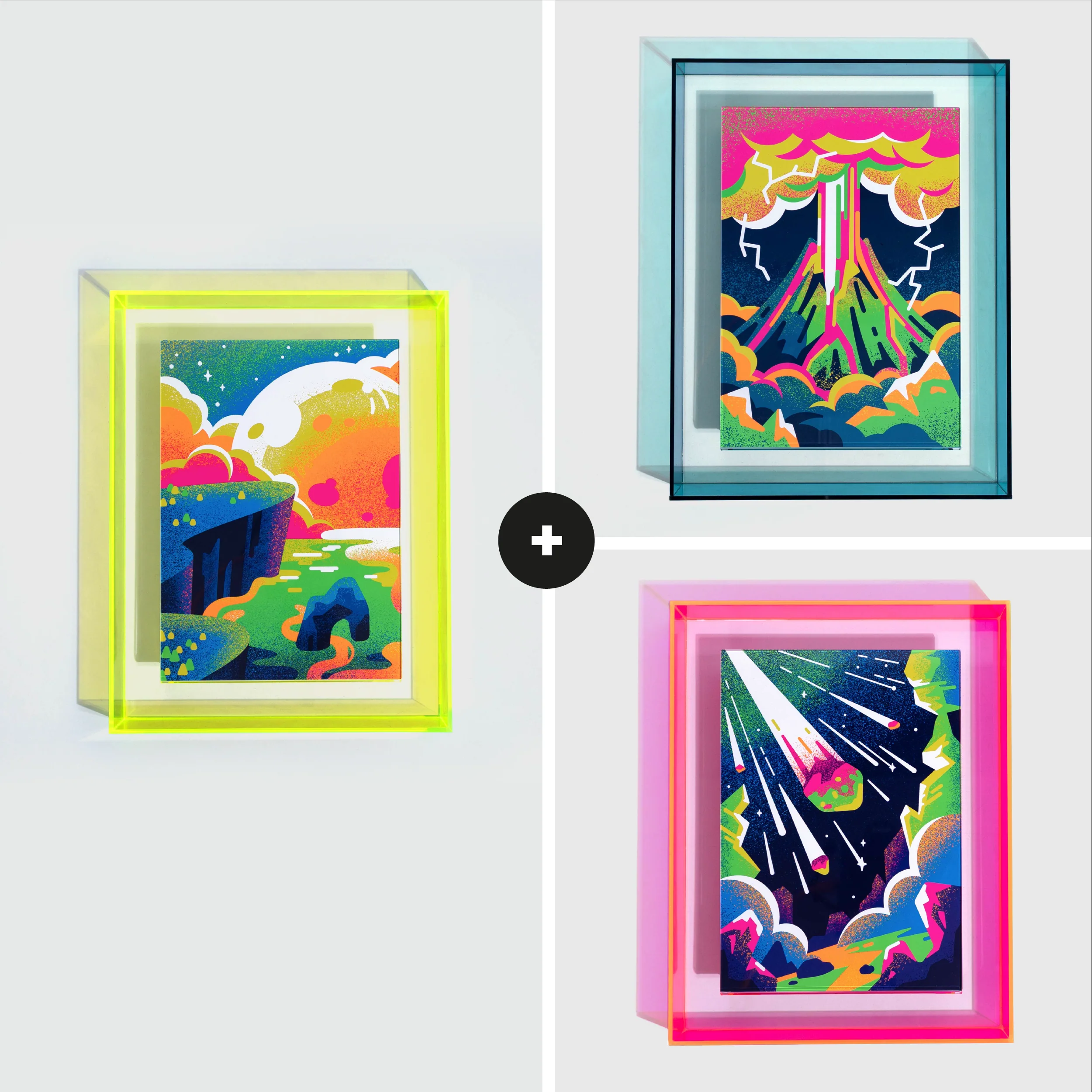 Neon Art Prints Collection